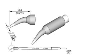 C210-014 Eğik Havya Ucu