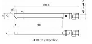 GT-10 Çekme Bağlantı IC Test Ölçüm Parçası