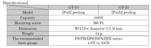 GT-10 Çekme Bağlantı IC Test Ölçüm Parçası
