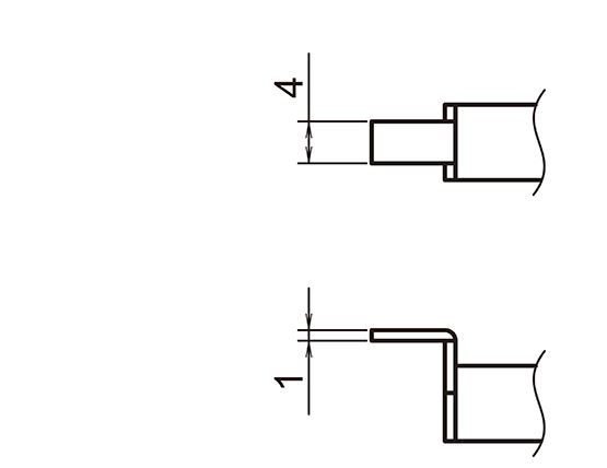 950 & FX-8804 için Hakko A1390 Uç/Sop 4L
