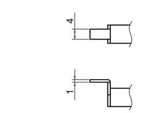 950 & FX-8804 için Hakko A1390 Uç/Sop 4L